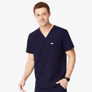 Figs Chisec™ Three-Pocket Scrub Top XL - Navy